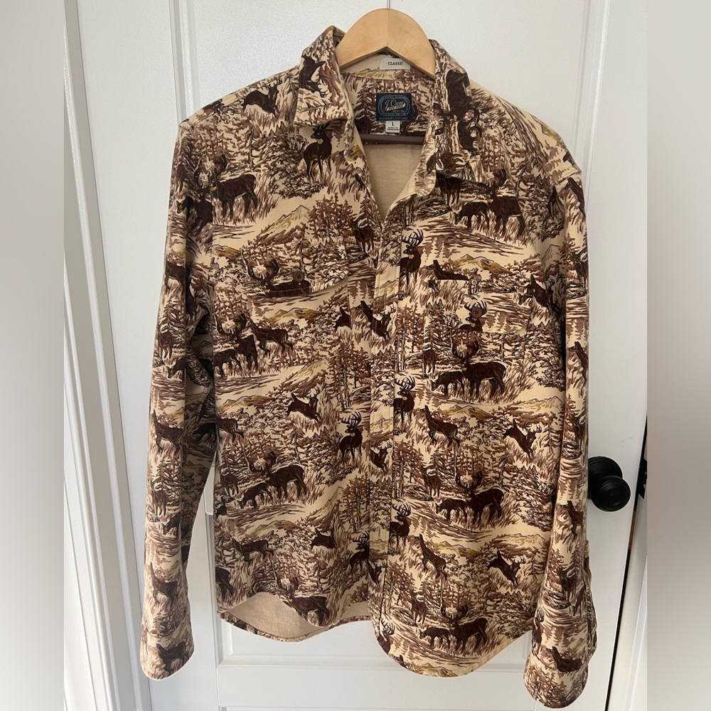 J Crew Outdoor Flannel Shirt